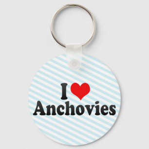 Chaveiro Eu Amo Anchovies
