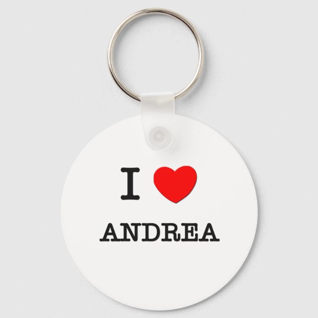 Chaveiro Eu Amo Andrea (Frente)