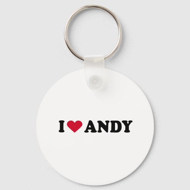 CHAVEIRO EU AMO ANDY (Frente)