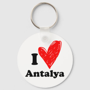 Chaveiro Eu amo Antalia