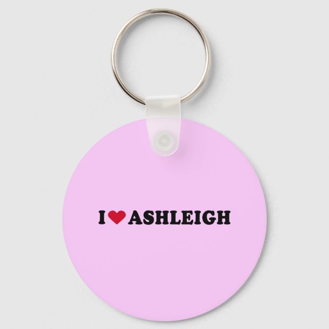 CHAVEIRO EU AMO ASHLEIGH (Frente)