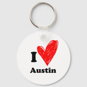 Chaveiro Eu amo Austin