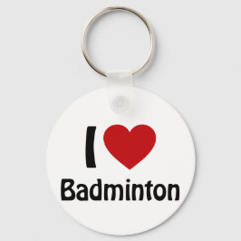 Chaveiro Eu amo Badminton