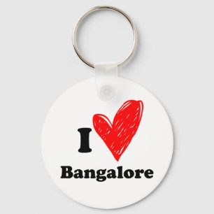 Chaveiro Eu amo Bangalore