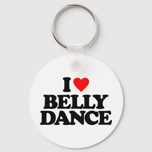 CHAVEIRO EU AMO BELLY DANCE (Frente)