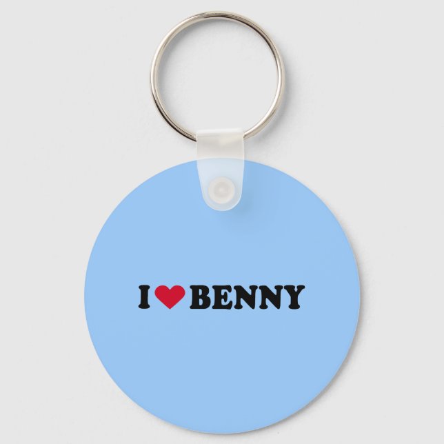 CHAVEIRO EU AMO BENNY (Frente)