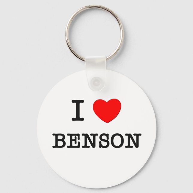 Chaveiro Eu Amo Benson (Frente)