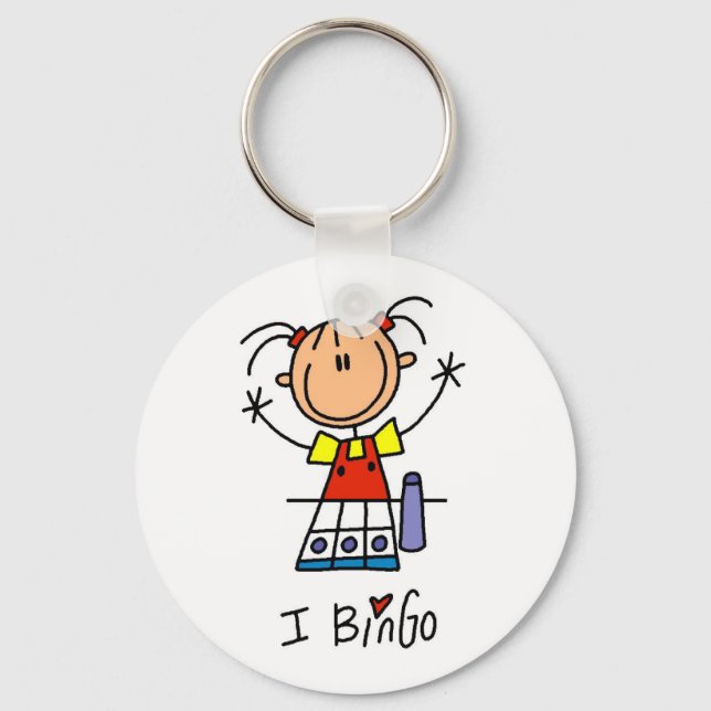 Chaveiro Eu Amo Bingo (Frente)