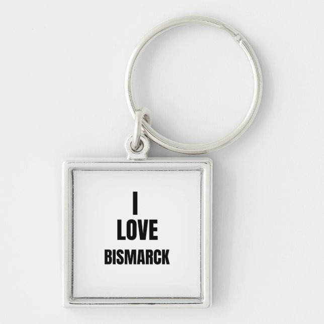 CHAVEIRO EU AMO BISMARCK (Frente)
