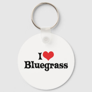 Chaveiro Eu Amo Bluegrass Pingente
