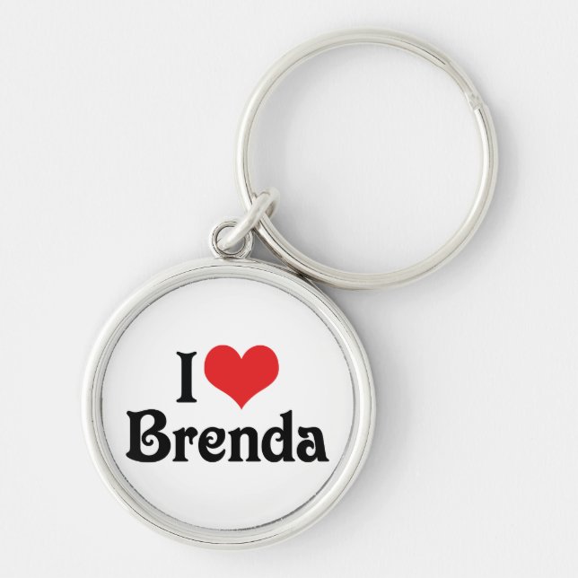 Chaveiro Eu amo Brenda (Frente)