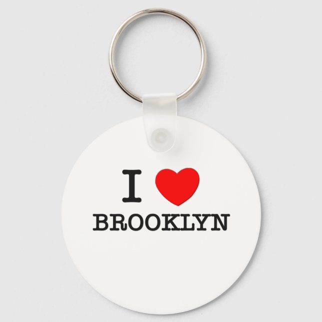 Chaveiro Eu Amo Brooklyn (Frente)