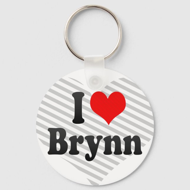 Chaveiro Eu amo Brynn (Frente)