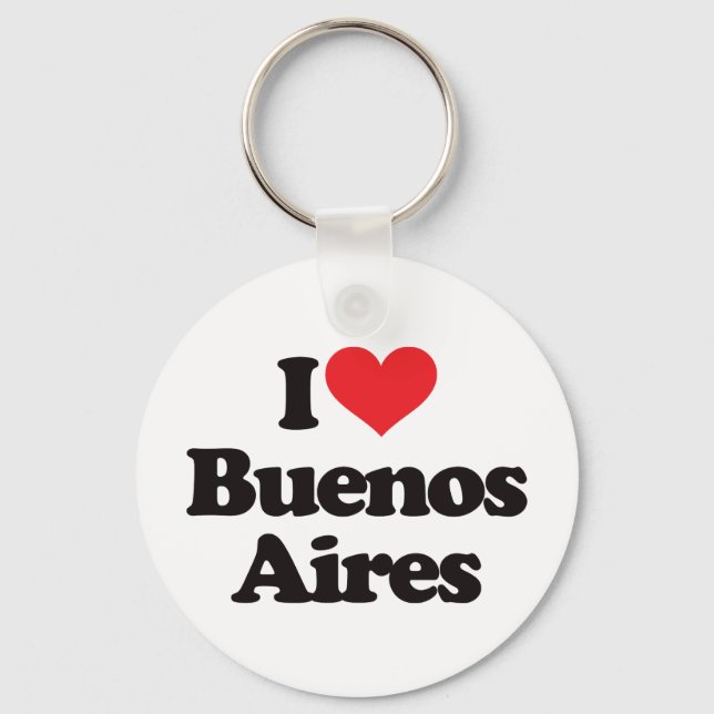 Chaveiro Eu Amo Buenos Aires (Frente)