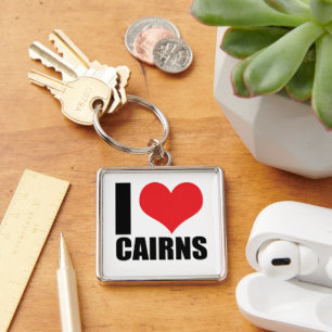 Chaveiro Eu amo Cairns