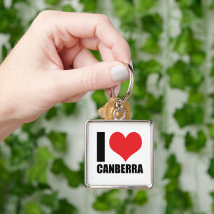 Chaveiro Eu amo Canberra