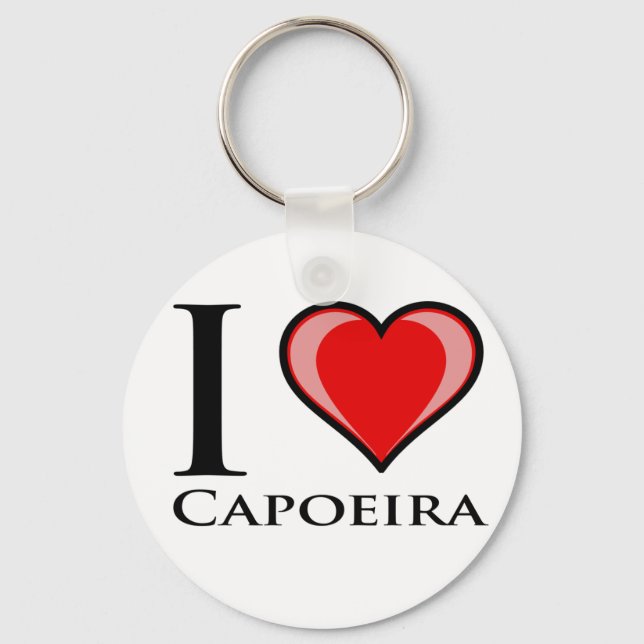 Chaveiro Eu Amo Capoeira (Frente)