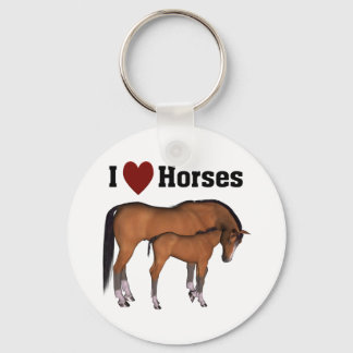Chaveiro Eu Amo Cavalos Keyring