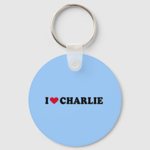 CHAVEIRO EU AMO CHARLIE