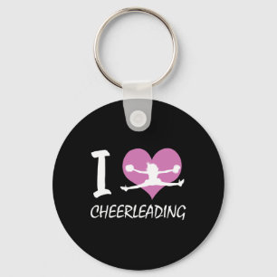 Chaveiro Eu Amo Cheerleading Presente Fofo de Cheerleading