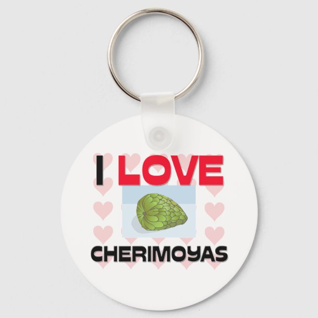 Chaveiro Eu Amo Cherimoyas (Frente)