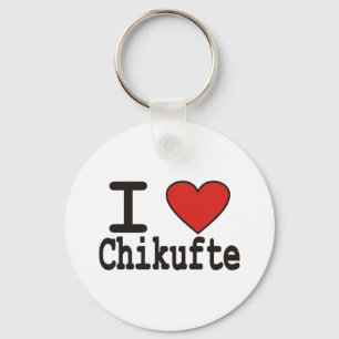 Chaveiro Eu amo Chikufte