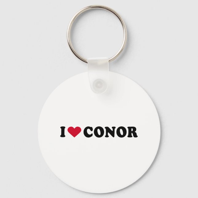 CHAVEIRO EU AMO CONOR (Frente)