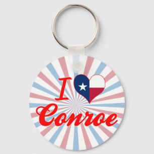 Chaveiro Eu amo Conroe, Texas