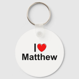 Chaveiro Eu amo (coração) Matthew