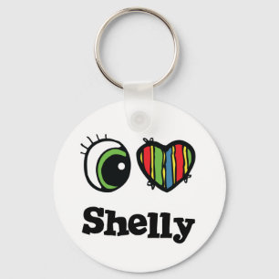 Chaveiro Eu Amo (Coração) Shelly