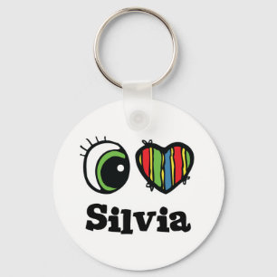 Chaveiro Eu Amo (Coração) Silvia
