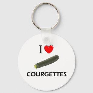 Chaveiro Eu amo Courgettes