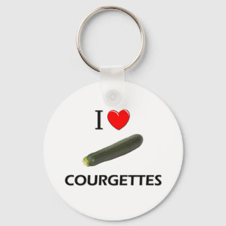 Chaveiro Eu Amo Courgettes