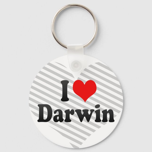 Chaveiro Eu amo Darwin (Frente)