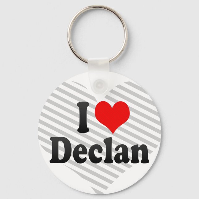 Chaveiro Eu amo Declan (Frente)