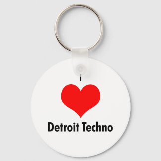 Chaveiro Eu amo detroit techno