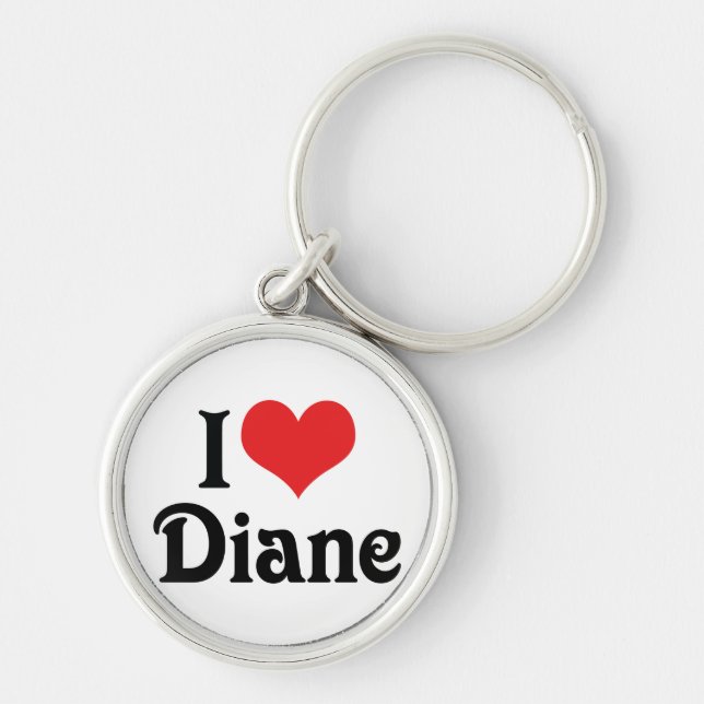 Chaveiro Eu amo Diane (Frente)