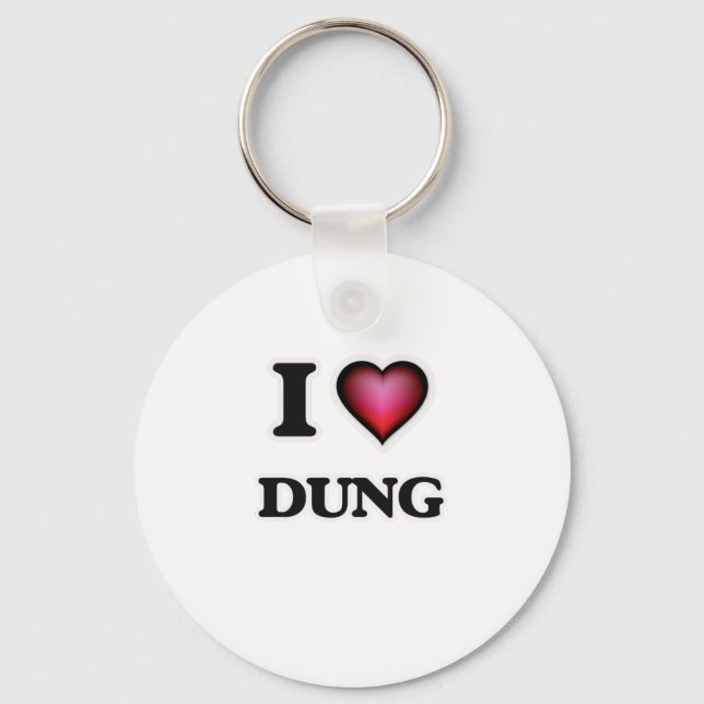 Chaveiro Eu amo Dung (Frente)