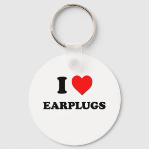 Chaveiro Eu amo Earplugs