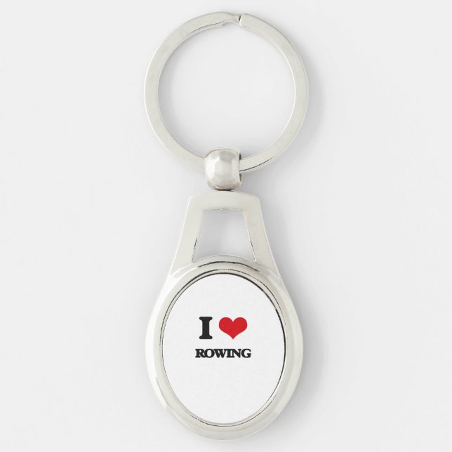 Chaveiro Eu amo enfileirar (Frente)