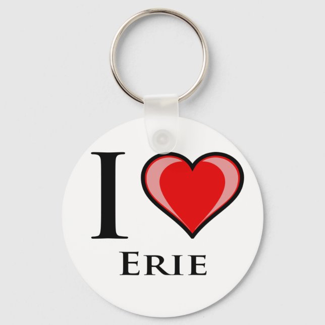 Chaveiro Eu Amo Erie (Frente)