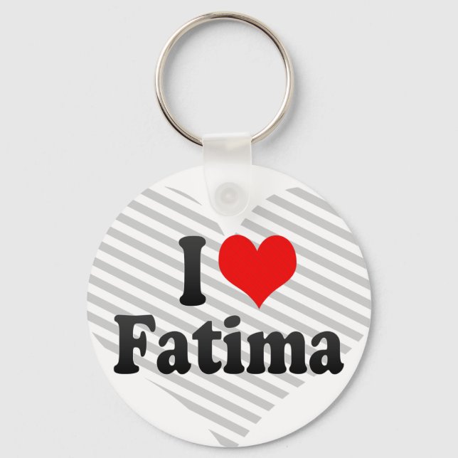 Chaveiro Eu amo Fatima (Frente)