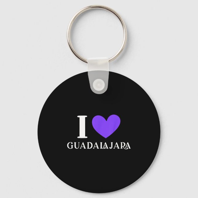Chaveiro Eu Amo Férias em Guadalajara México  (Frente)