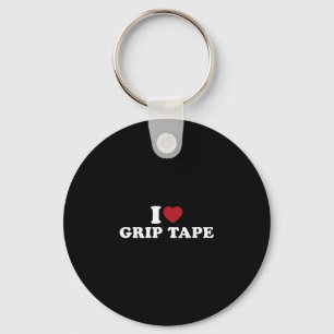 Chaveiro Eu Amo Fita de Grip Truques de Skate Skateboarding