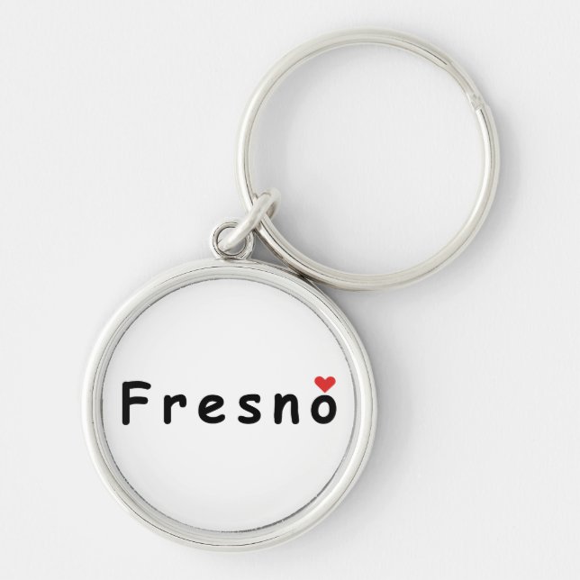 Chaveiro Eu amo Fresno (Frente)