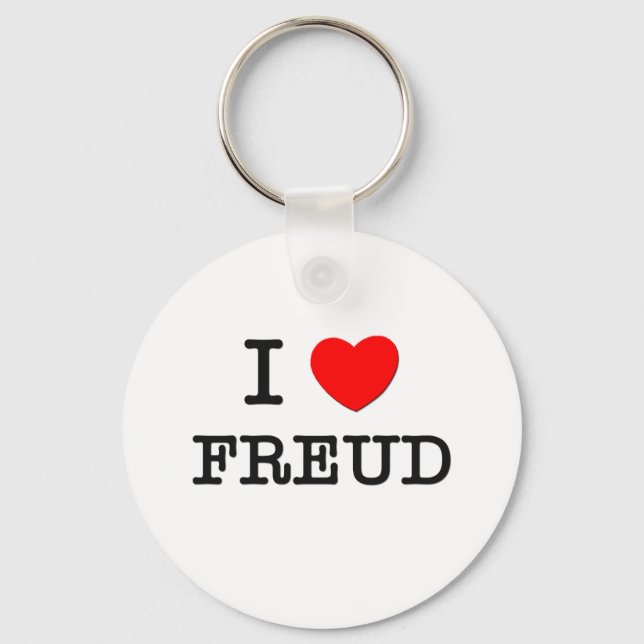 Chaveiro Eu Amo Freud (Frente)