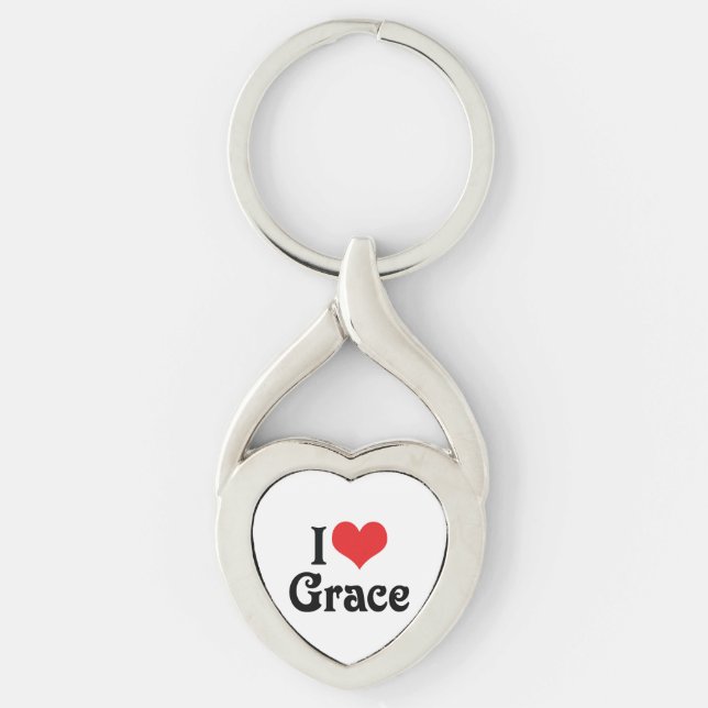 Chaveiro Eu Amo Grace (Frente)