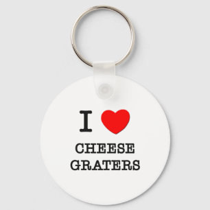 Chaveiro Eu amo Graters do queijo