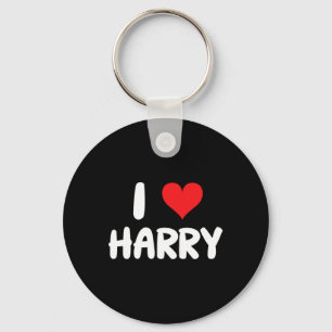 Chaveiro Eu Amo Harry - Coração - Nome