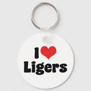 Chaveiro Eu Amo Heart Ligers